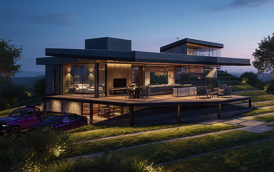 Projeto arquitetônico de alto padrão Casa8